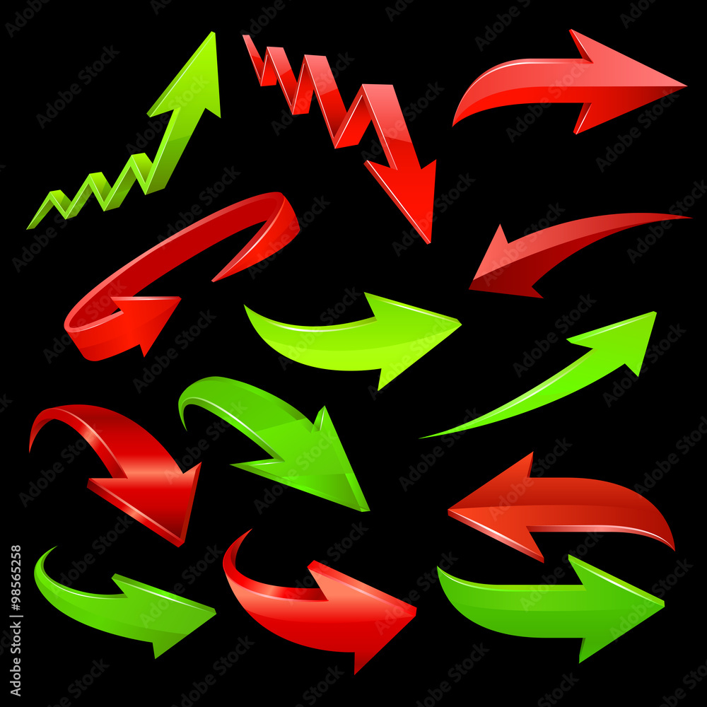 Arrow icon set. Vector Arrow icon set. Vector