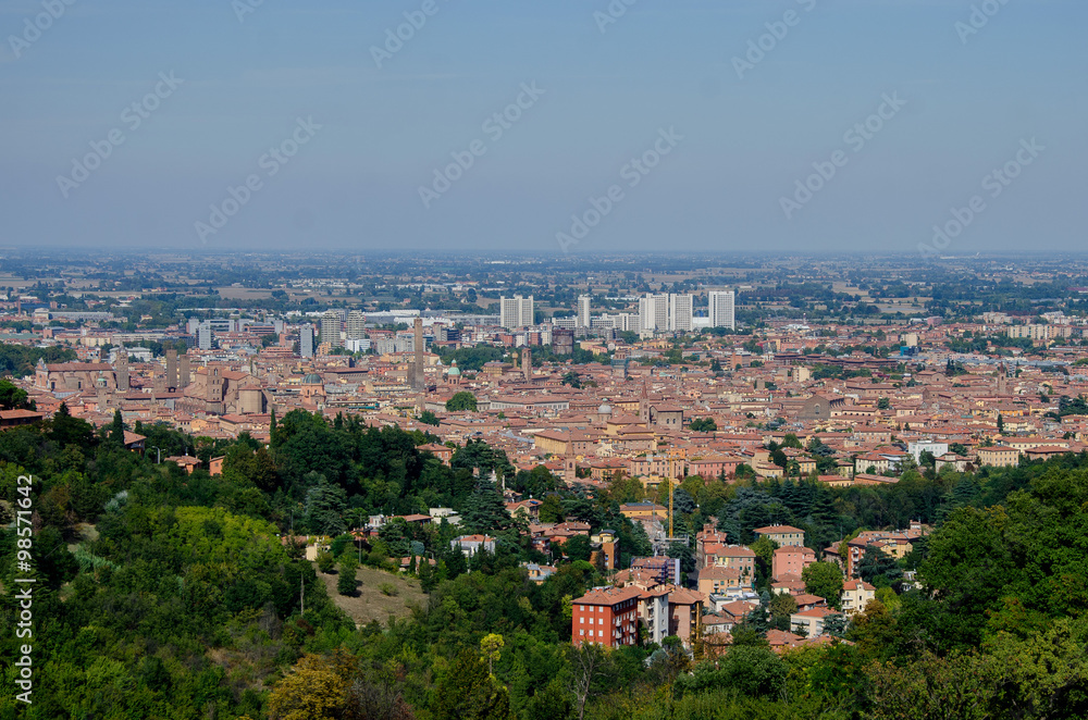 Bologna dall'alto, panoramica