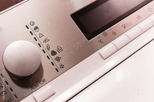 Bilde på lerret washer control panel with display