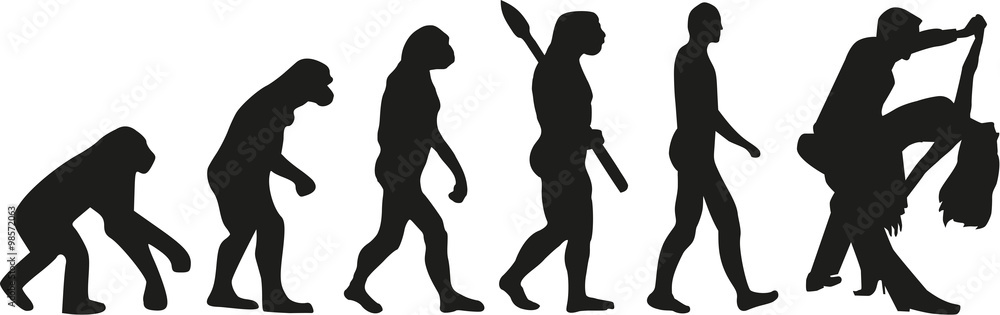 Evolution couple dance Evolution couple dance