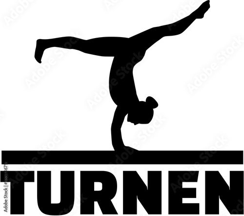 Rhythmic gymnastics pictogram