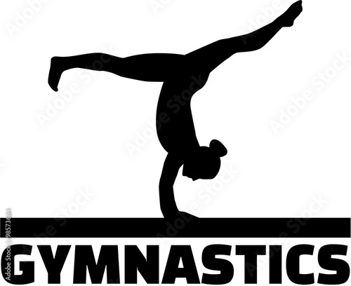 Rhythmic gymnastics pictogram