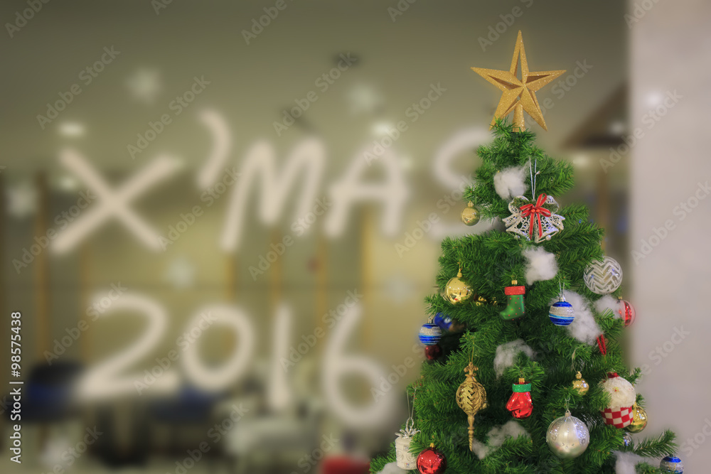 Naklejka premium Christmas tree
