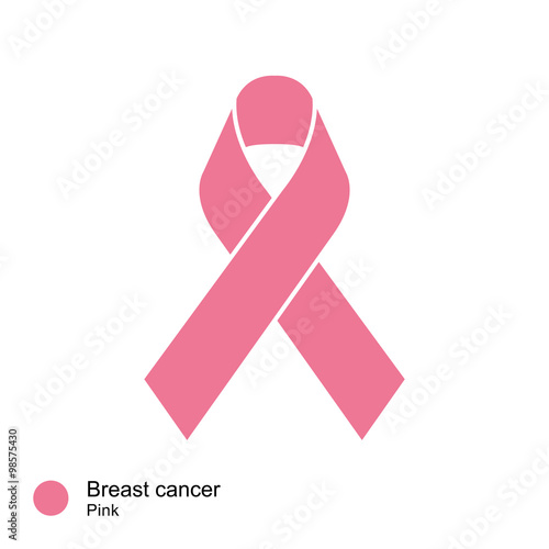 breast cancer ribbon vector