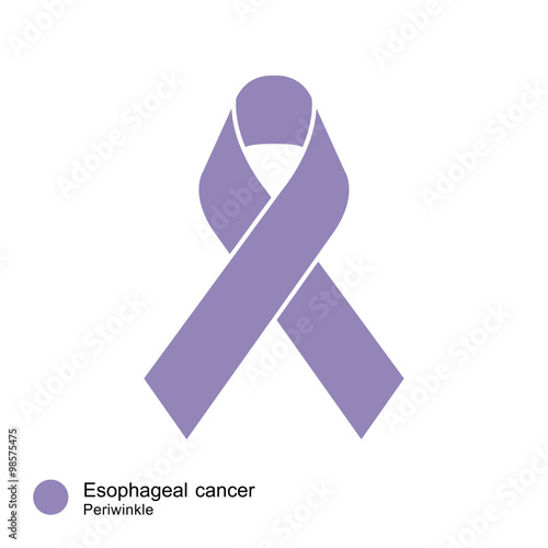 esophageal cancer ribbon vector