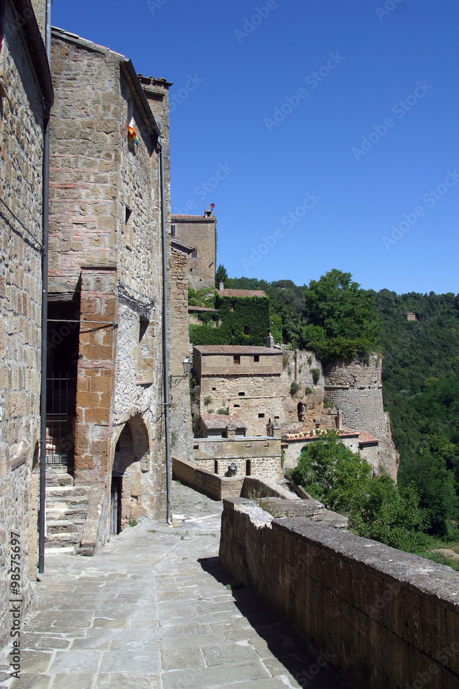Obraz premium Toscana,il paese di Sorano,Grosseto.