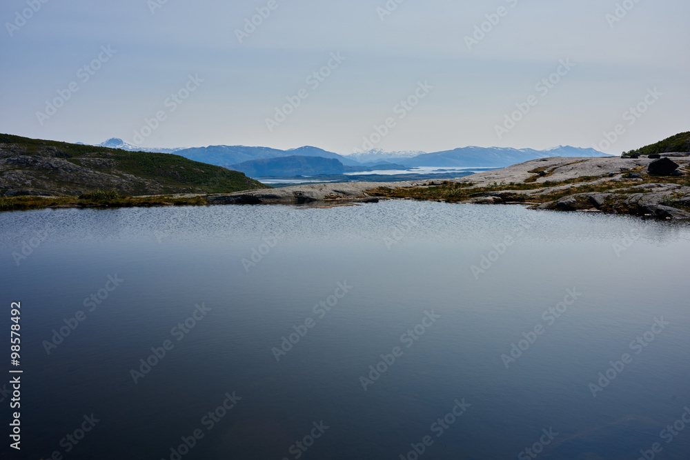 Pond in Norwegian Mountain
