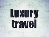 Travel concept: Luxury Travel on Digital Paper background