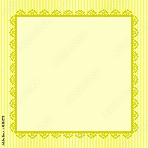 Vintage greeting card template with