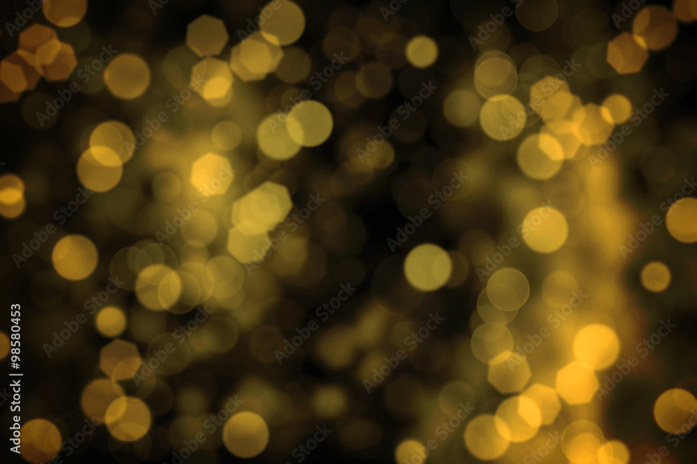Golden blur bokeh Golden blur bokeh