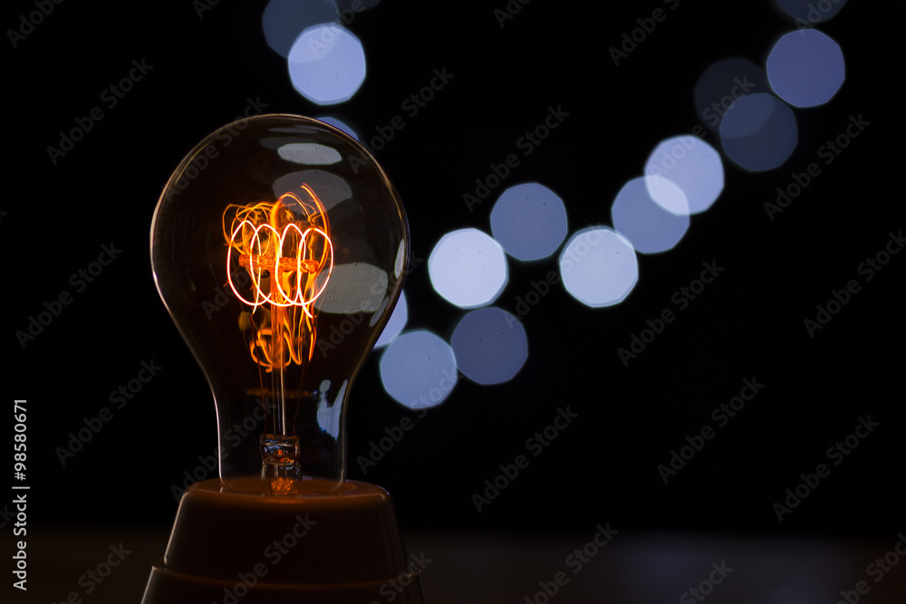 old electric lamp