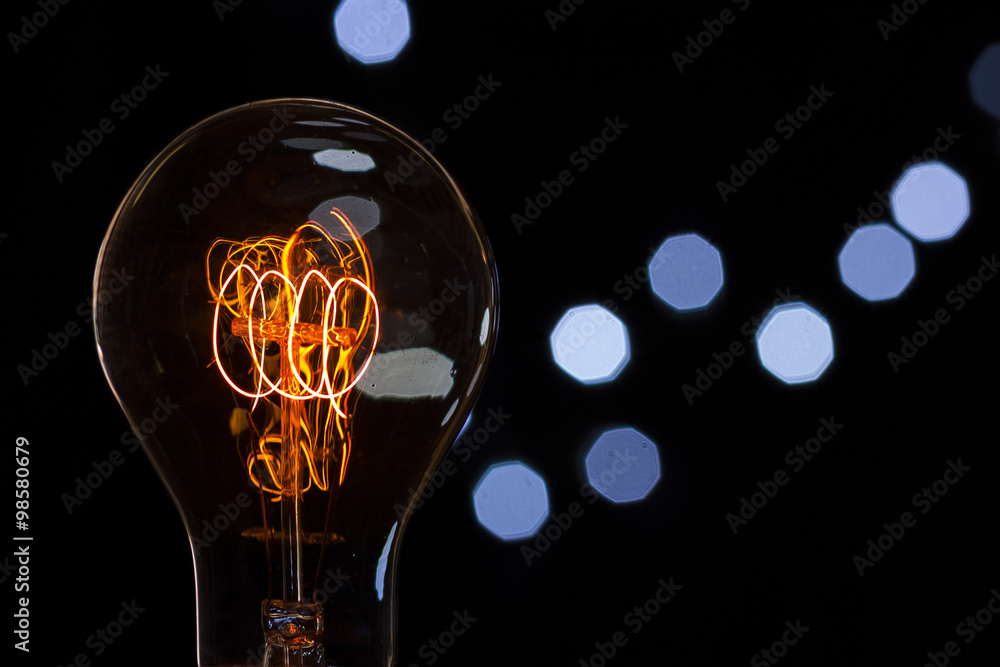 old electric lamp