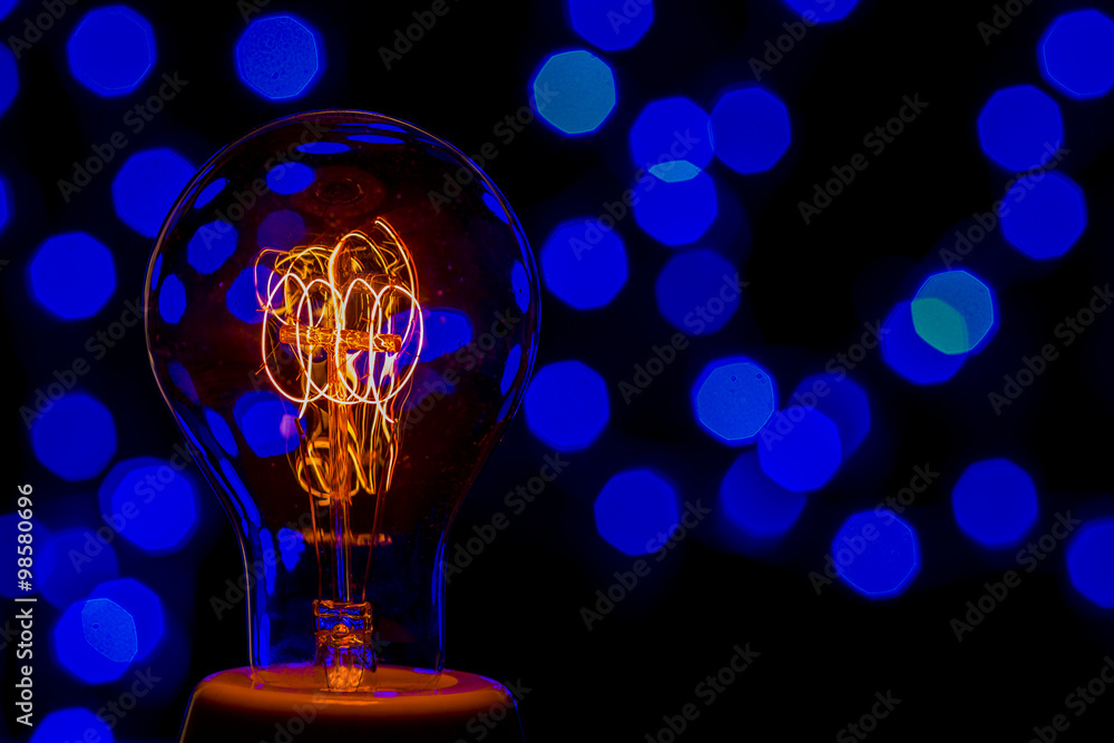 old electric lamp