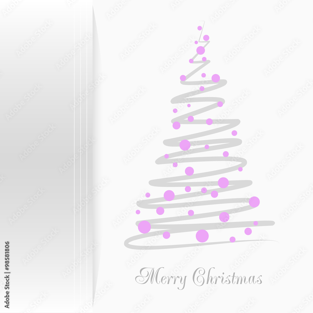 Vector illustration. Abstract Christmas Tree Vector illustration. Abstract Christmas Tree