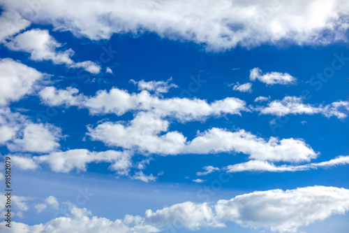 Fototapeta Naklejka Na Ścianę i Meble -  Blue sky with tiny clouds