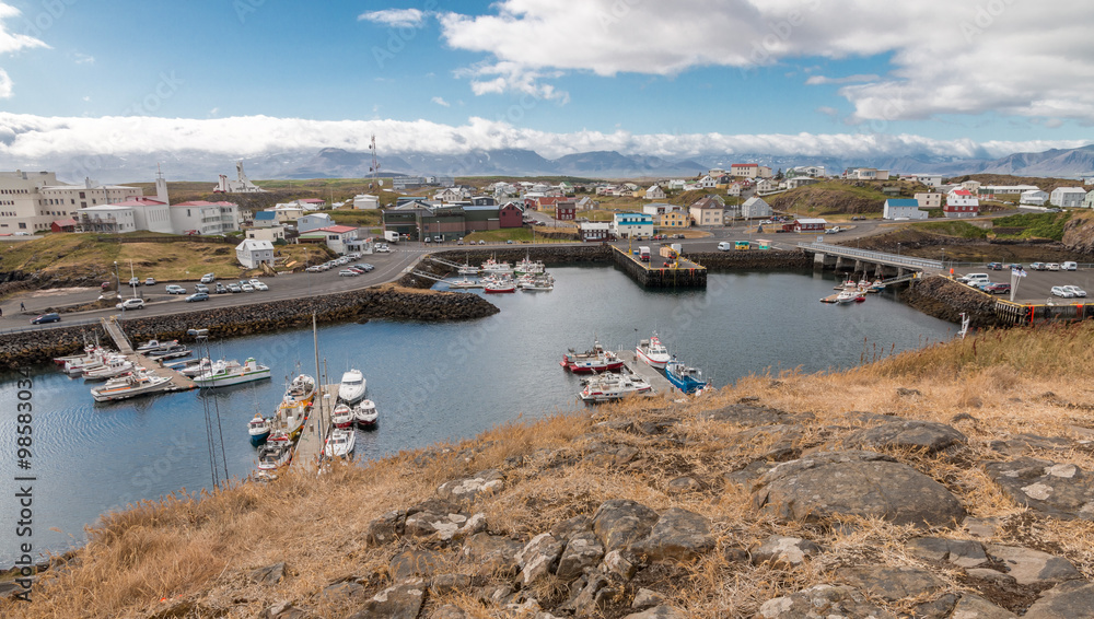 Fototapeta premium Stykkisholmur Harbor