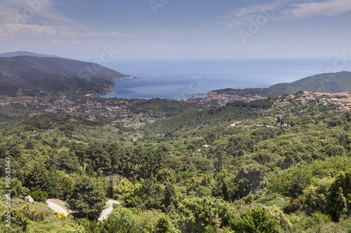 Landscape near Sant Ilario, Elba, Tuscany, Italy, Europe photo