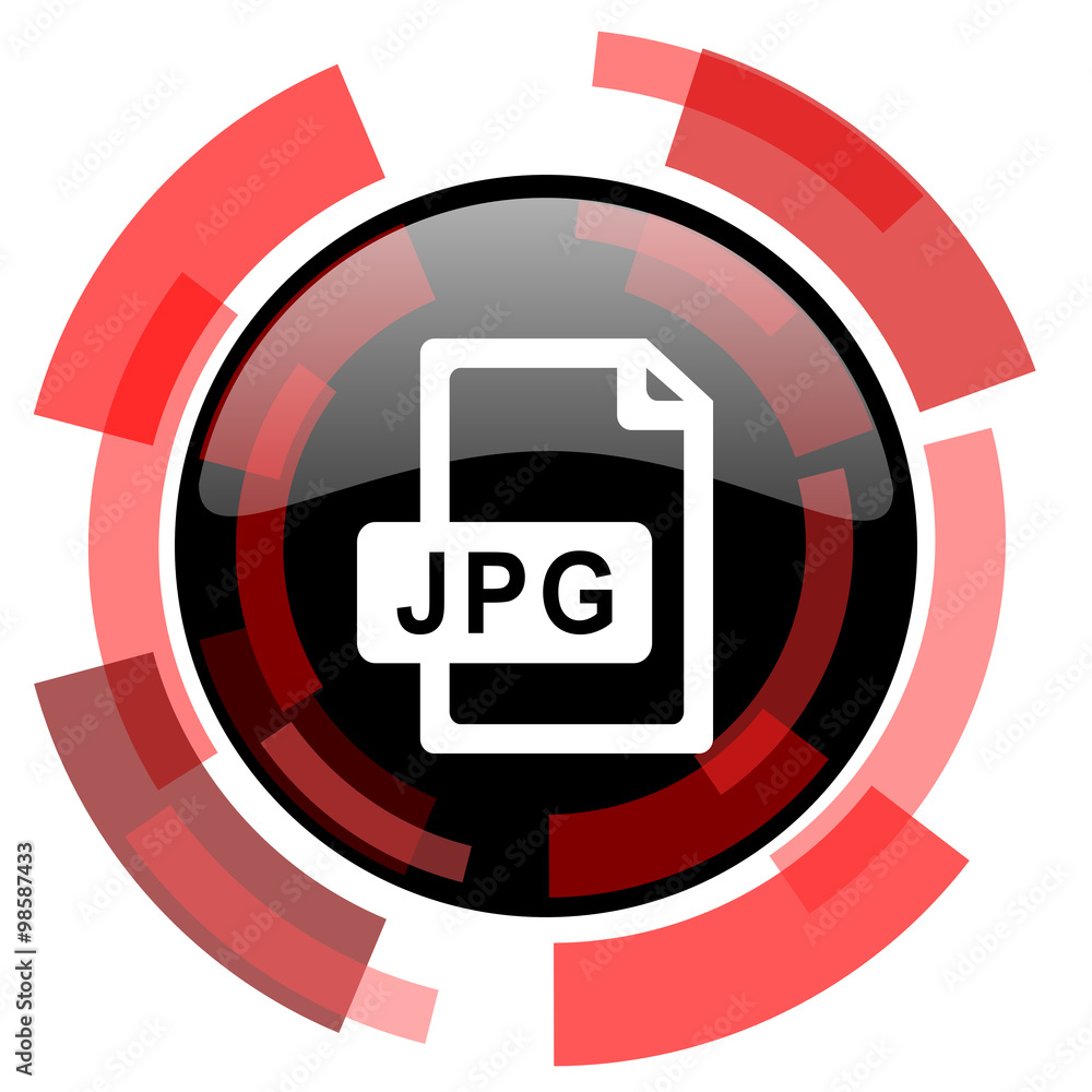 jpg file red modern web icon jpg file red modern web icon