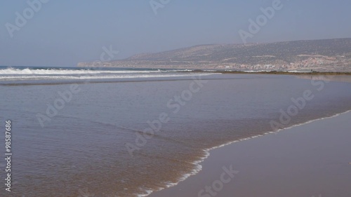 agadir city morocco beach and ocean landscape panorama