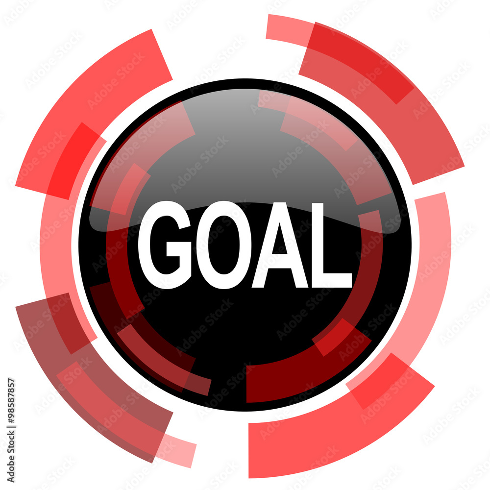 goal red modern web icon goal red modern web icon