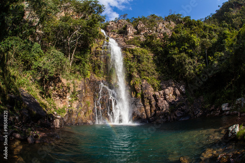 Serra Azul Waterfall - Nobres - Mato Grosso - Brazil © Luciano Queiroz