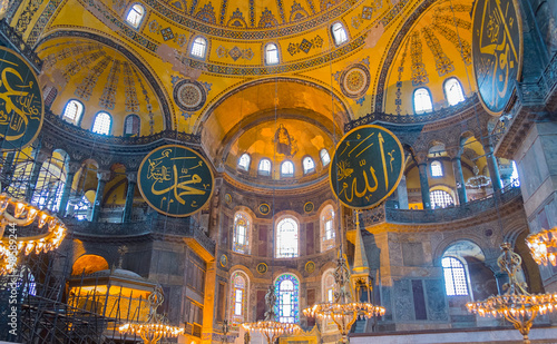 Obraz na plátně Hagia Sophia (Sophienkirche) Istanbul 2014