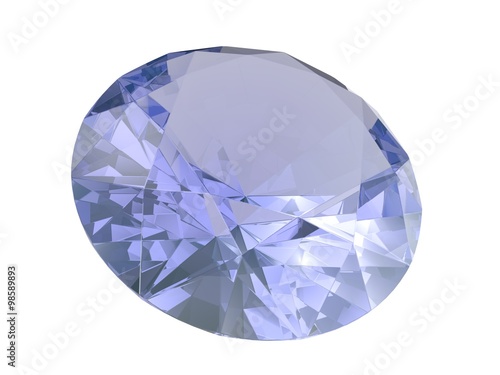 Sapphire on a white background.