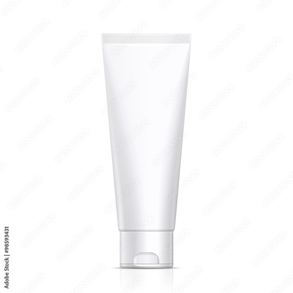 Mock Up Tube Of Cream Or Gel Grayscale White Clean. Products On White Background Isolated. Ready For Your Design. Product Packing. Vector EPS10 Mock Up Tube Of Cream Or Gel Grayscale White Clean. Products On White Background Isolated. Ready For Your Design. Product Packing. Vector EPS10