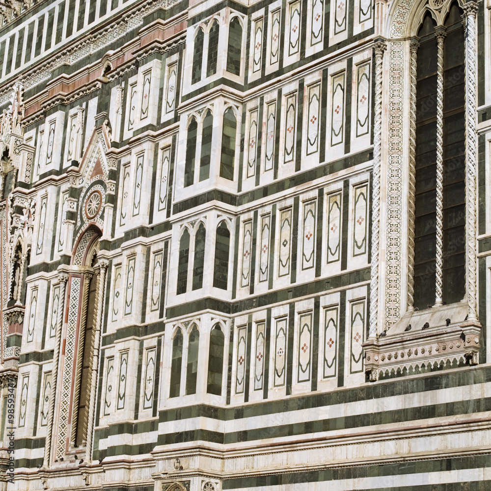 Florence Cathedral - detail from west facade