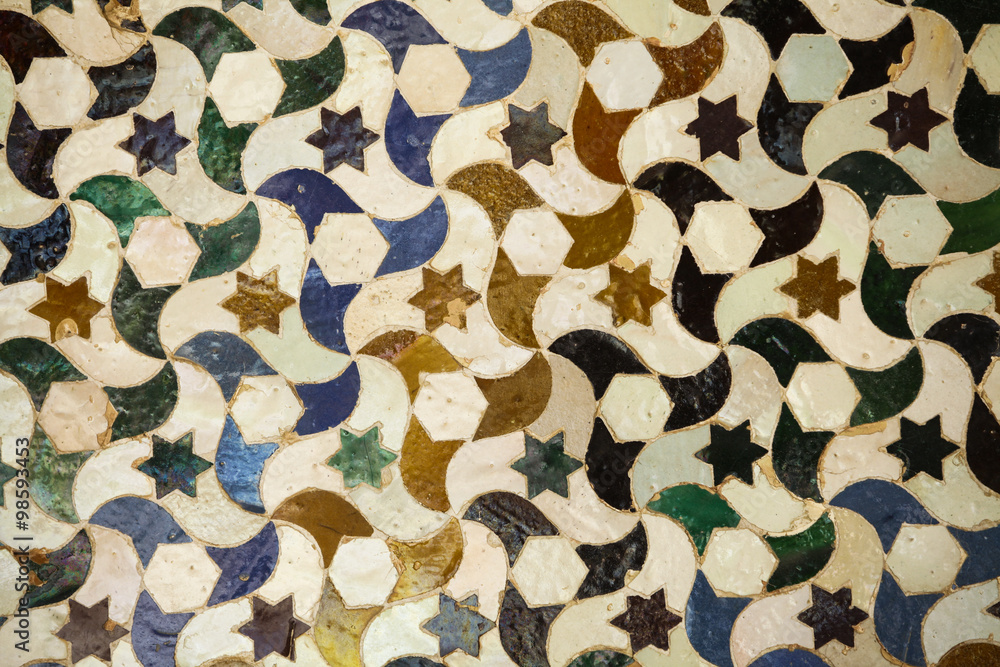 Arabic decorations detail Arabic decorations detail