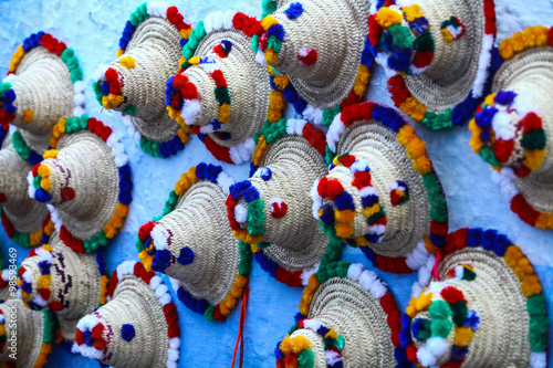 Traditional hats in Chefchaouen © bizoo_n