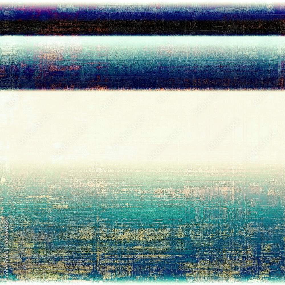 Naklejka premium Old grunge antique texture. With different color patterns: yellow (beige); blue; white; black