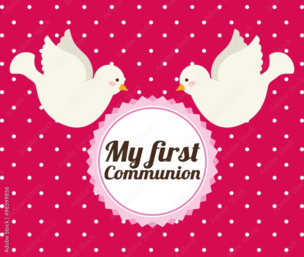 my first communion design 