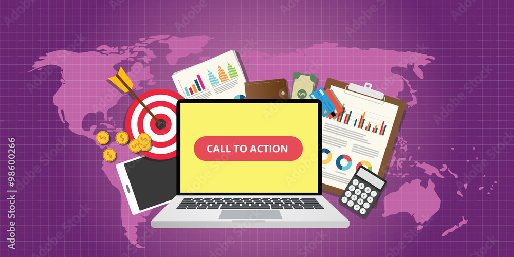 call to action traffic data goals graph money technology