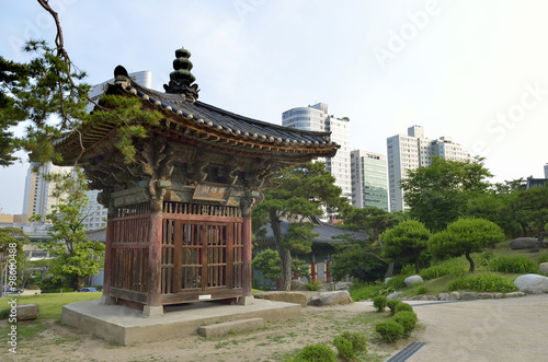 Bongeunsa Buddhist Temple in Seoul  South Korea..