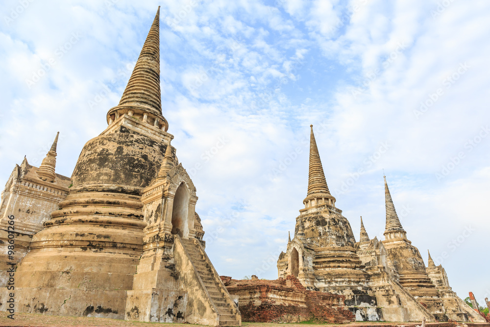 Wat Phrasrisanpetch temple in the city of Ayutthaya Historical Park Wat Phrasrisanpetch temple in the city of Ayutthaya Historical Park