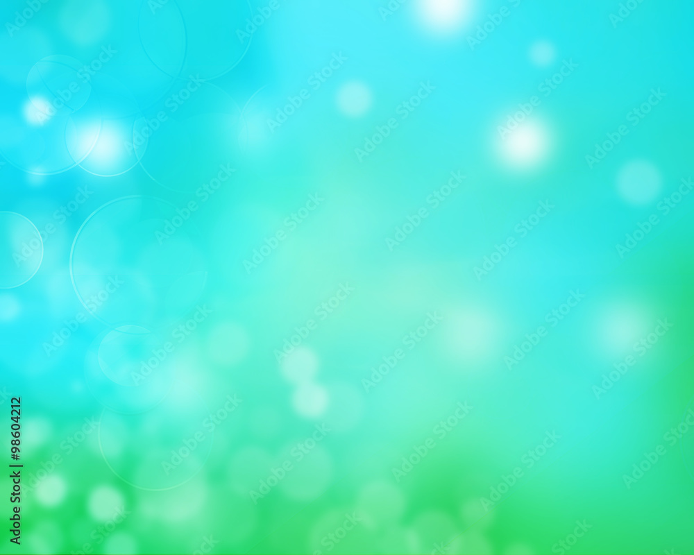 Fototapeta premium Blue and green abstract light background