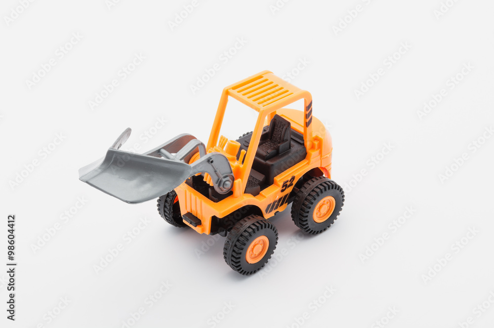 Orange tractor toy Orange tractor toy