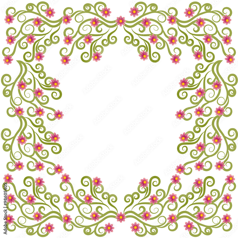 Ornament of curls Ornament of curls