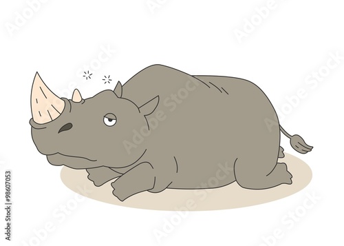 cooltree1512_동물캐릭터_ 코뿔소