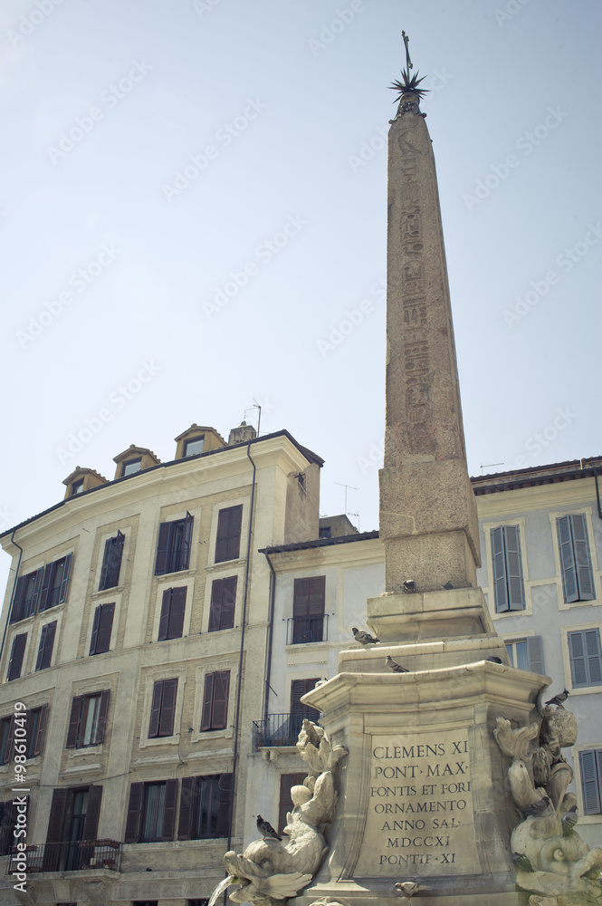 Plaza de la Rotonda en Roma, Italia
