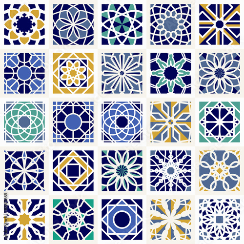 Vector Set of Geometric Patterns