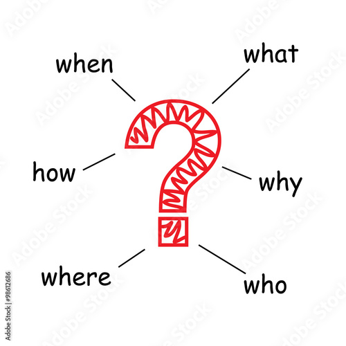 question mark design