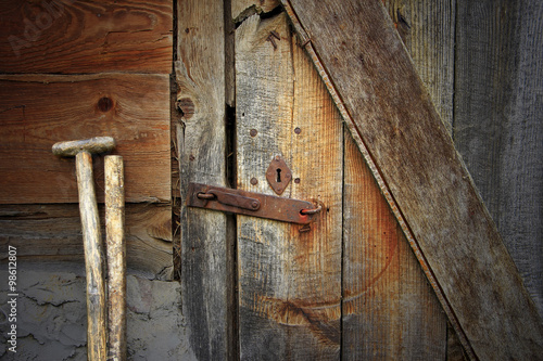 Drewniane Drzwi Do Szopy 