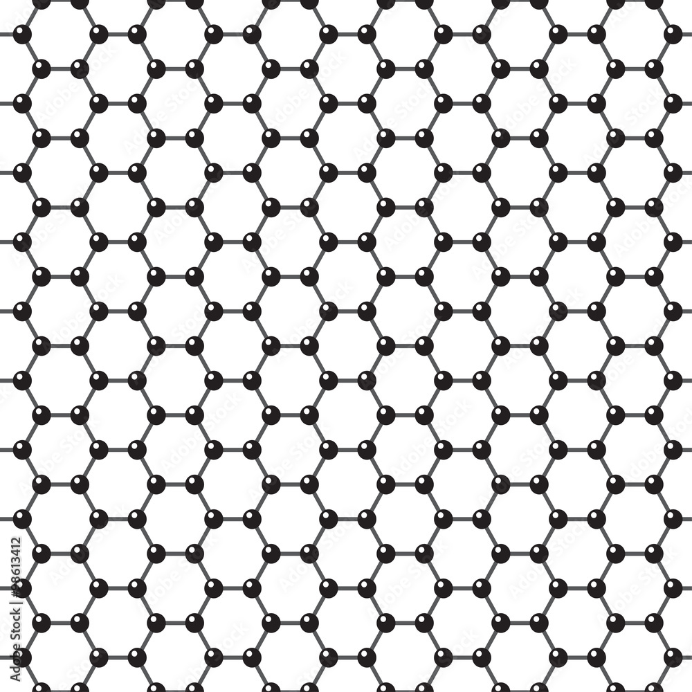 Naklejka premium Graphene icon. Physical icon