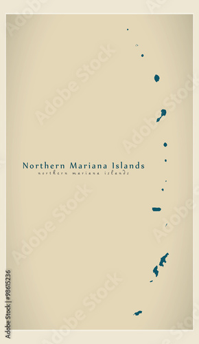 Modern Map - Northern Mariana Islands MP