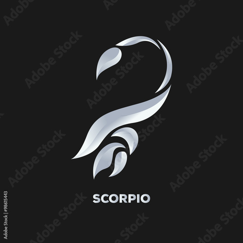 Scorpio logo vector photo