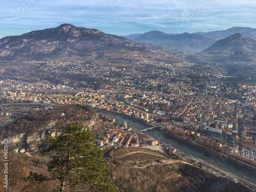 Trento view from the top 