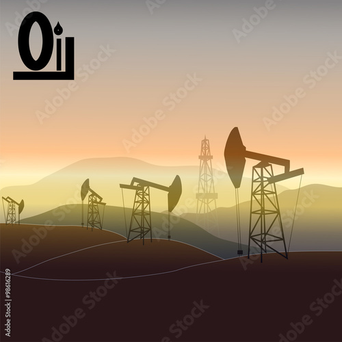 landscape oil production