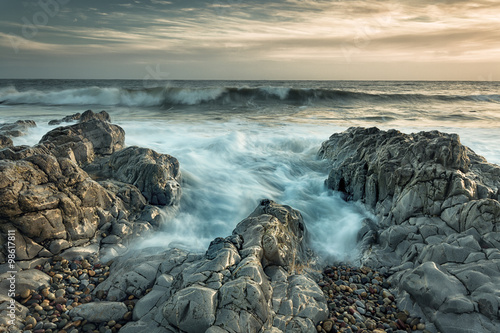 Blue Flag and Seaside Award winning Bracelet Bay beach is just around Mumbles' head on the Gower peninsula in South Wales. 